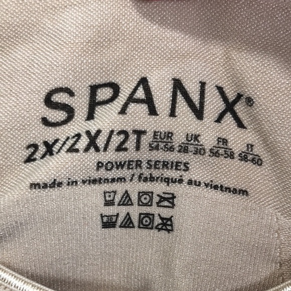 Spanx Invisible Mid Thigh Open Bust Body Suit Size 2X NWOT - Picture 6 of 8